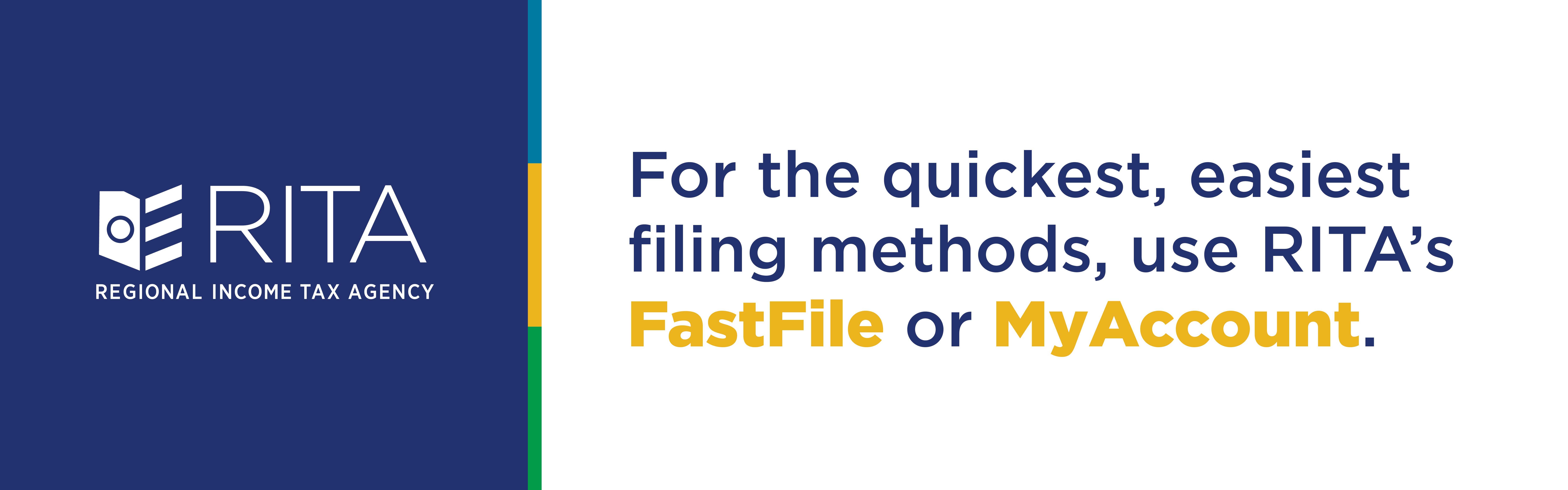 Use FastFile or MyAccount